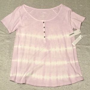 NWT Sonoma Lilac Tie-Dye Tee